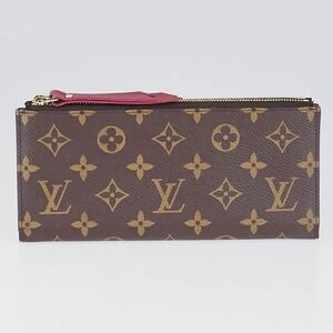 Louis Vuitton Brown and Gold Monogram Wallet